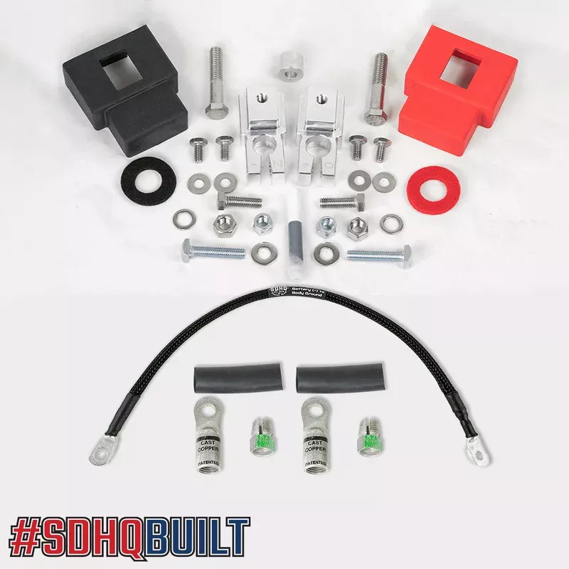 ’09-14 Ford F-150 SDHQ Built Billet Battery Terminal Kit