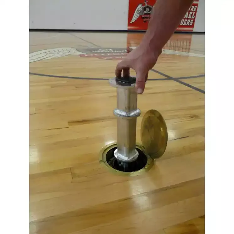 Bison Official Pickleball System Floor Post Adapters