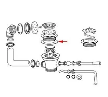 Franklin Machine Products 100-1015 3-1/2″ Sink Opening Washer for Lever and Twist Handle Wastes