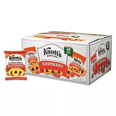 Knott’s Raspberry Shortbread Cookies, , 2 oz Pack, 36/Carton