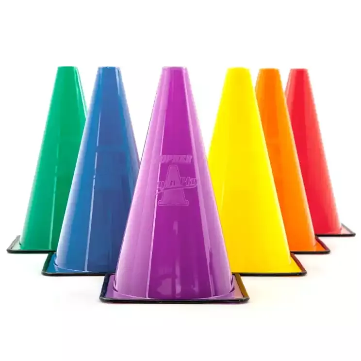 Rainbow Stay-N-Play Cones