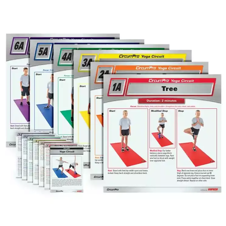 Rainbow UltraFit CircuitPro Yoga Pack Station Boards & Teacher Cards