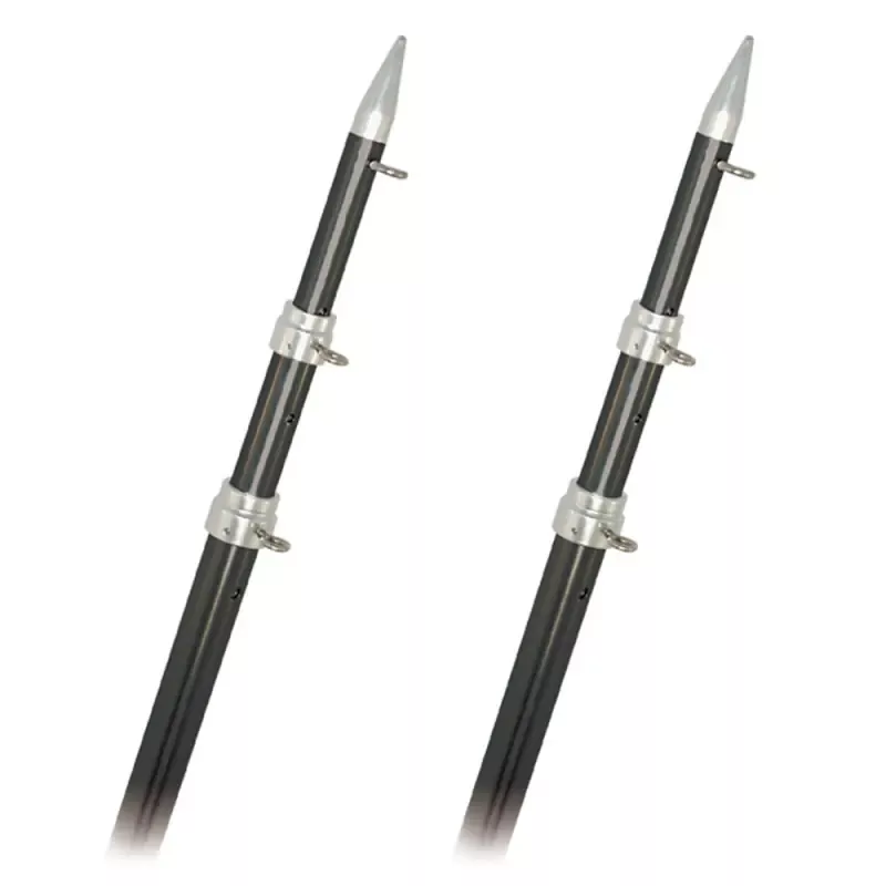 Rupp Top Gun Outrigger Poles – Fixed Length – Carbon Fiber – 18‘