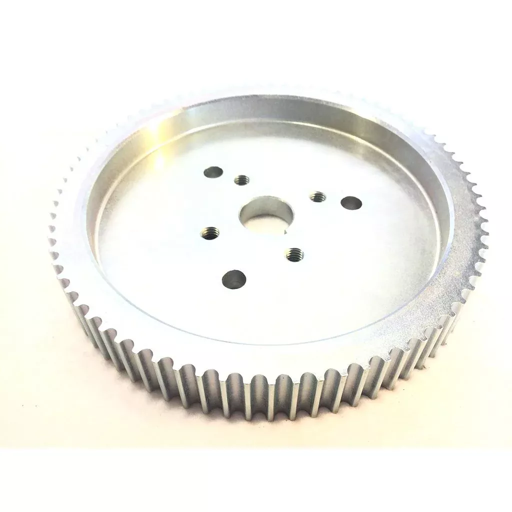 W6067 | Onyx 7.50" O.d. X 1" I.d. Pulley (cogged Htd-8mm) Mild Steel Zinc