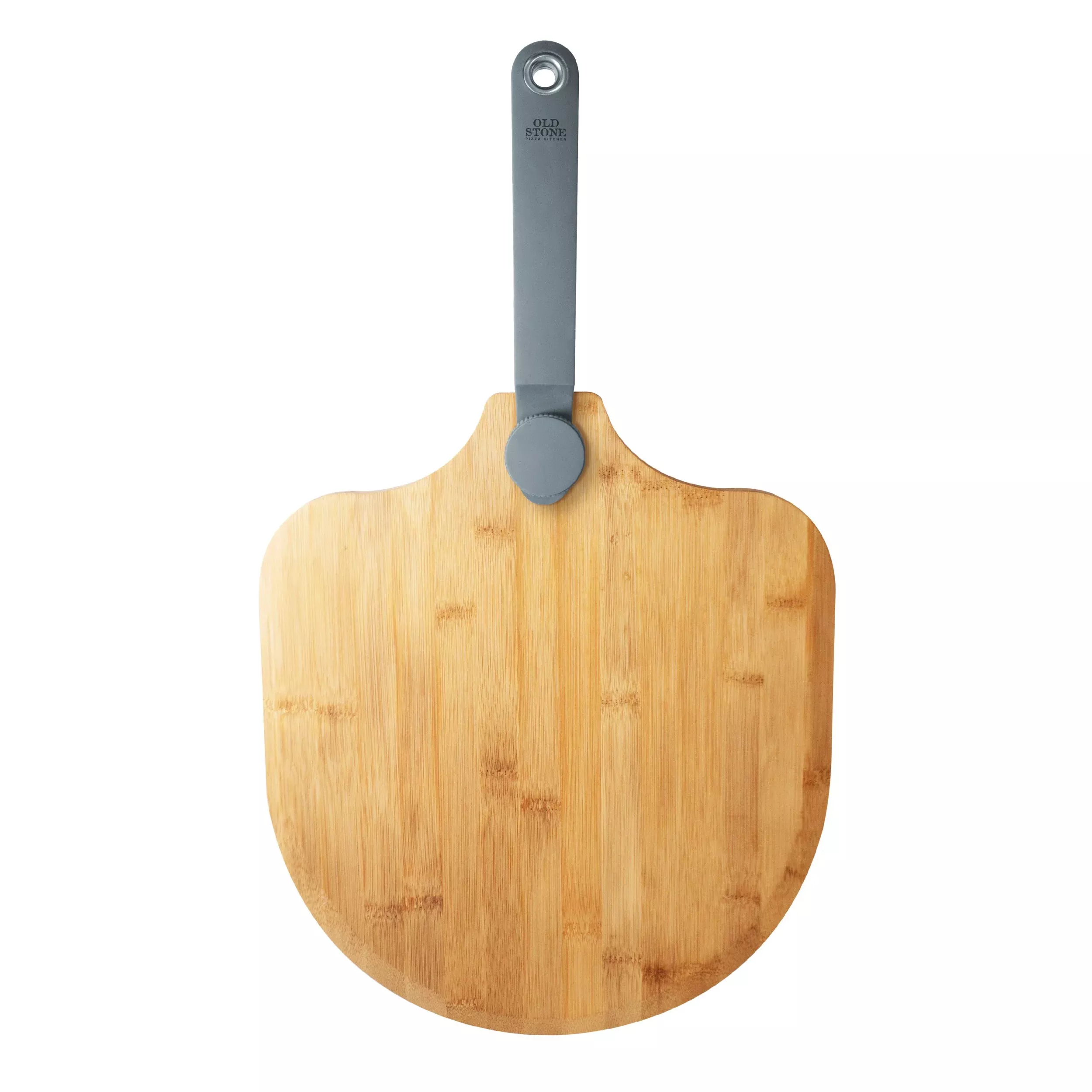 Winco BPP1214 Old Stone Bamboo Pizza Peel with Folding Handle 12″ x 14″