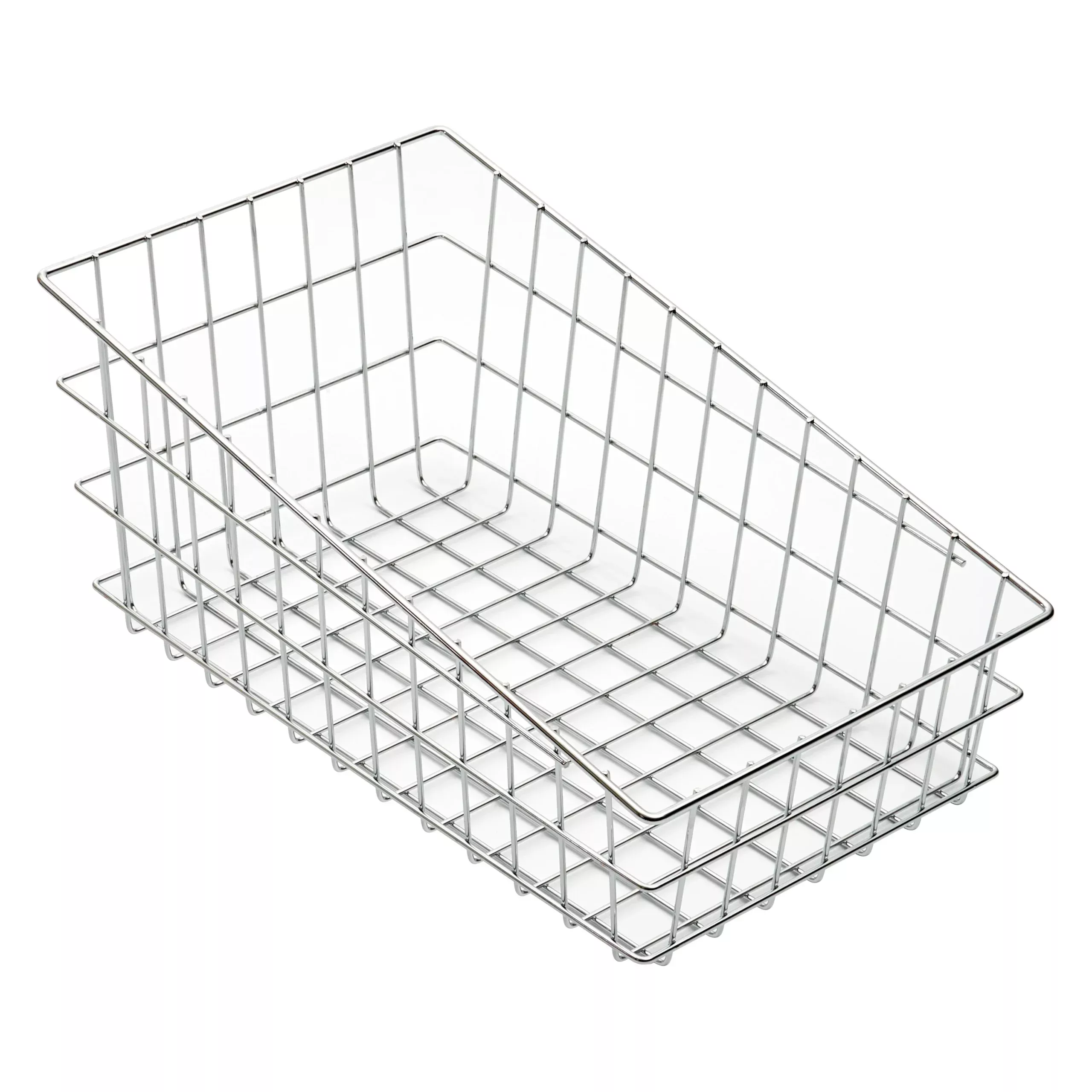 Winco DB-1911 Slant Top Wire Bagel / Pastry Basket 18-1/2″ x 11″ x 8″