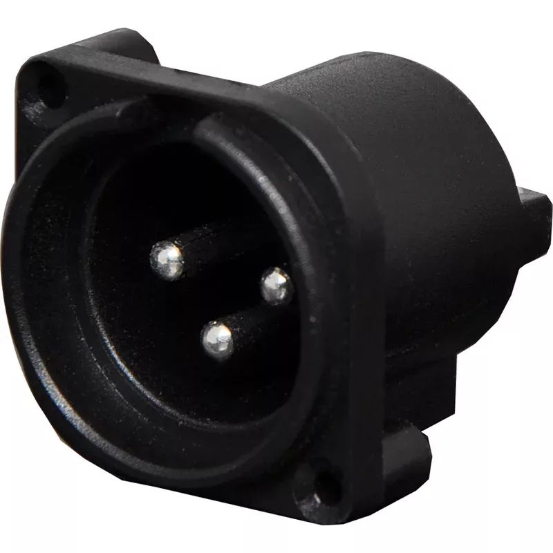 XLR 3 Pin Male Horizontal PCB Mount P0871
