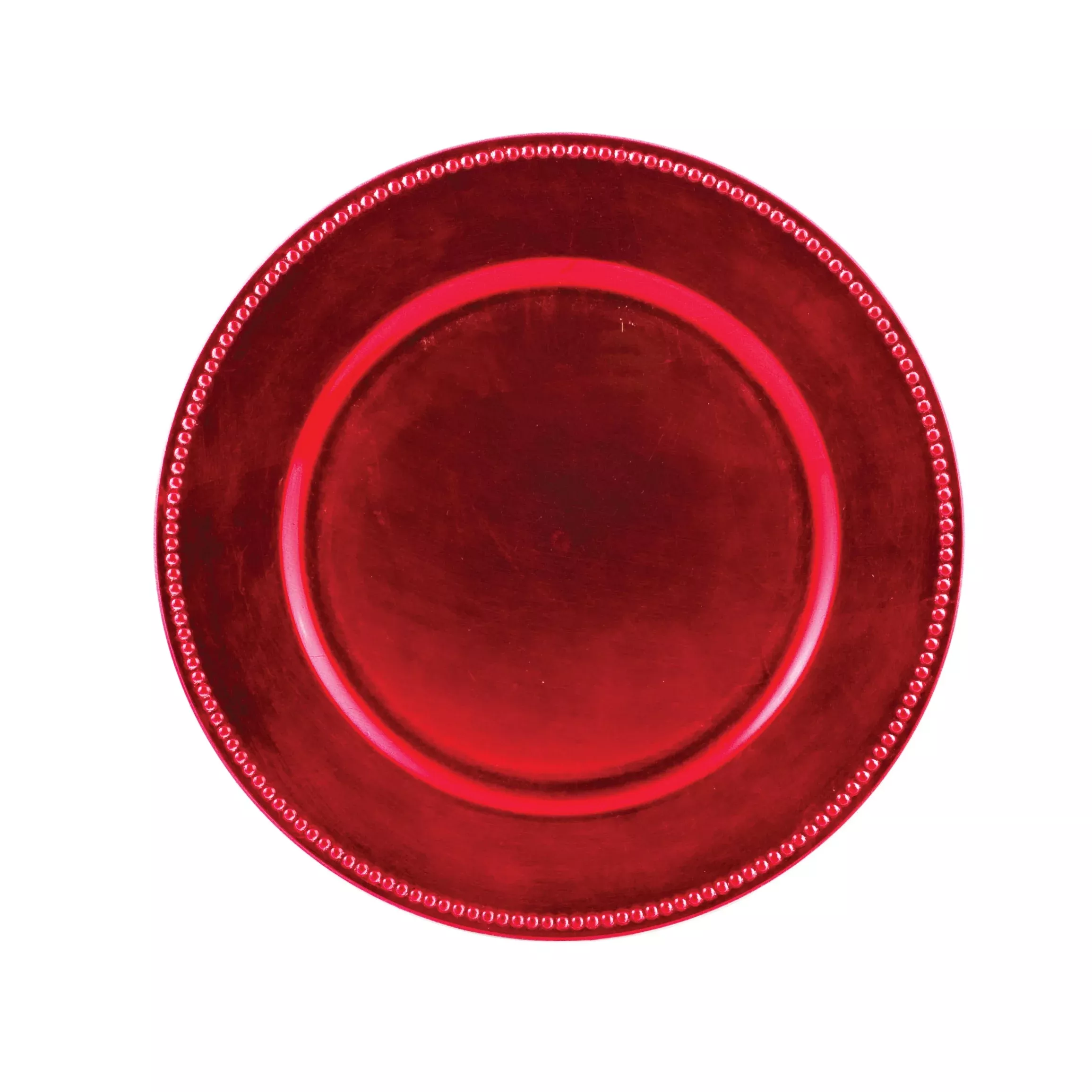 Ya Ya Creations CHRG_1302_FUSH Beaded Fuchsia 13″ Charger Plate