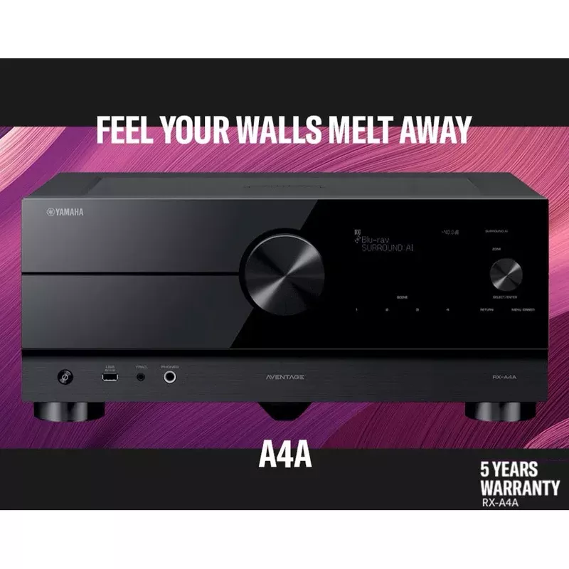 Yamaha Aventage RX-A4A 7.2-Channel AV Receiver RX-A4A