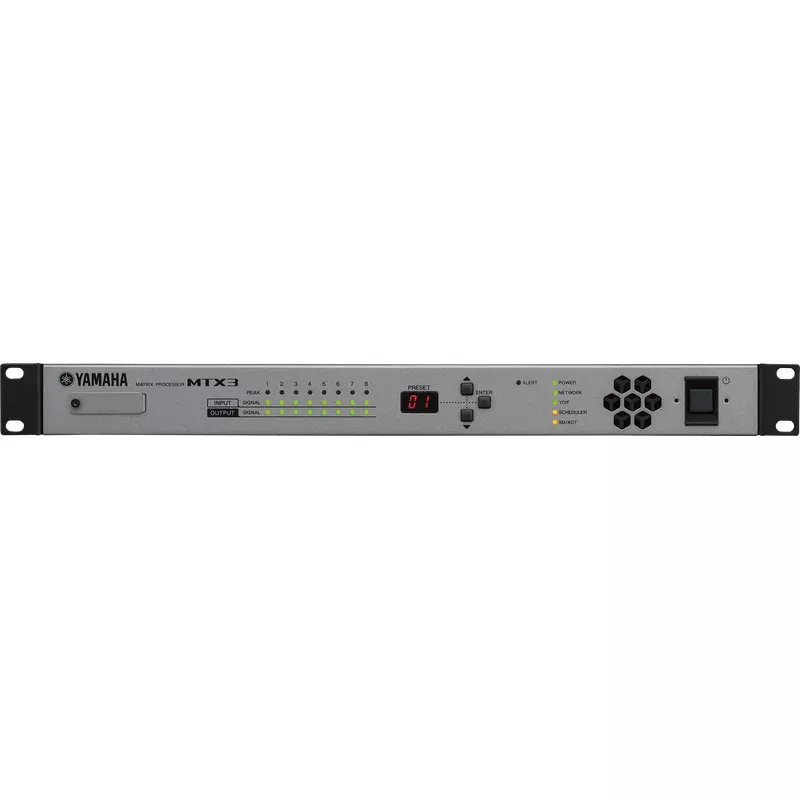 Yamaha Commercial 26×8 Matrix Mixer Processor MTX3