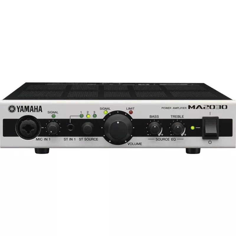 Yamaha Stereo/100v Line PA Amplifier 2X30W/1X60W ZU44590 MA2030A