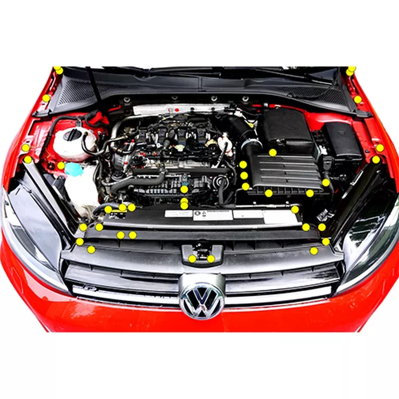 ZSPEC “Stage 1” Dress Up Bolts Stainless/Billet Fastener Kit | 2015+ VW Golf R MK7 (00843612135049)
