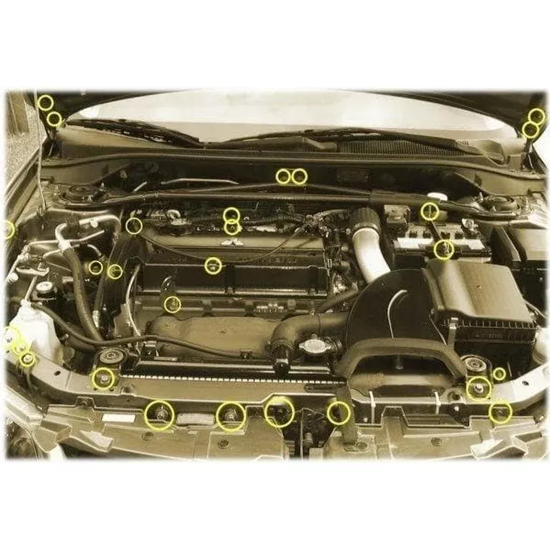 ZSPEC “Stage 2” Dress Up Bolts Stainless/Billet Fastener Kit | 1999-2015 Mitsubishi Evo 6/7/8/9/X (00843612151131)