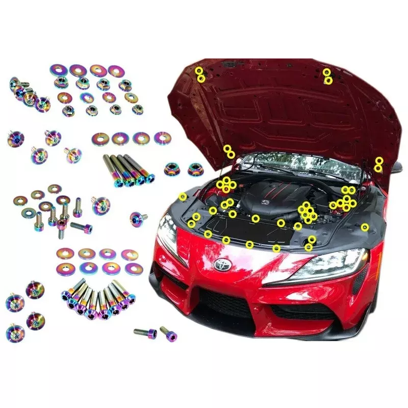 ZSPEC “Stage 2” Titanium Fastener Kit | 2020-2026 Toyota Supra (00843612148087)